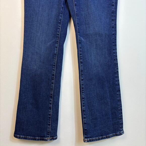Madewell Curvy Kick Out Crop Jeans size 25 Flare Mid Rise Colleton Wash nn498 - Picture 7 of 13